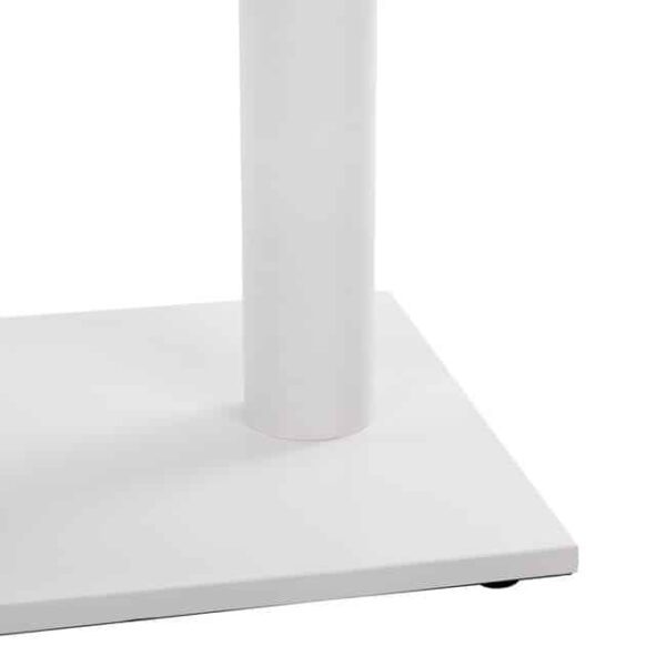 ΒΑΣΗ ΜΕΤΑΛΛΙΚΗ ΔΙΠΛΗ ΛΕΥΚΗ ΜΑΤ 80Χ40Χ72Υεκ. ΜΕ ΡΕΓΟΥΛΑΤΟΡΟΥΣ HM435.12 - Image 5