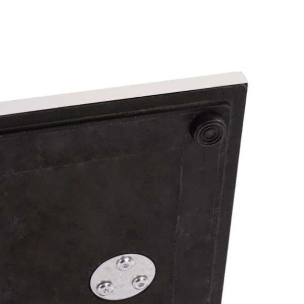 ΒΑΣΗ ΜΕΤΑΛΛΙΚΗ ΔΙΠΛΗ ΛΕΥΚΗ ΜΑΤ 80Χ40Χ72Υεκ. ΜΕ ΡΕΓΟΥΛΑΤΟΡΟΥΣ HM435.12 - Image 6