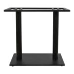 ΒΑΣΗ ΜΕΤΑΛΛΙΚΗ ΔΙΠΛΗ ΜΑΥΡΗ 80Χ40Χ72Υεκ. ΜΕ ΡΕΓΟΥΛΑΤΟΡΟΥΣ HM435 - Image 3