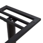 ΒΑΣΗ ΜΕΤΑΛΛΙΚΗ ΔΙΠΛΗ ΜΑΥΡΗ 80Χ40Χ72Υεκ. ΜΕ ΡΕΓΟΥΛΑΤΟΡΟΥΣ HM435 - Image 6