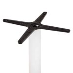 ΒΑΣΗ ΜΕΤΑΛΛΙΚΗ ΛΕΥΚΗ ΜΑΤ 46Χ46Χ72εκ. ΜΕ ΣΤΑΥΡΟ 46Χ46 ΚΑΙ ΡΕΓΟΥΛΑΤΟΡΟΥΣ HM438.02 - Image 4