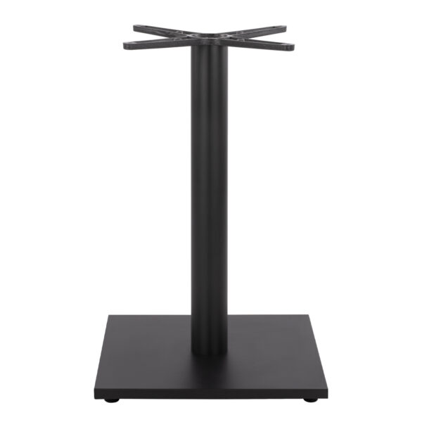 ΒΑΣΗ ΜΕΤΑΛΛΙΚΗ ΜΑΥΡΗ ΜΑΤ 45Χ45Χ72εκ. ΜΕ ΣΤΑΥΡΟ 46Χ46 ΚΑΙ ΡΕΓΟΥΛΑΤΟΡΟΥΣ HM438 - Image 3