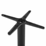 ΒΑΣΗ ΜΕΤΑΛΛΙΚΗ ΜΑΥΡΗ ΜΑΤ 45Χ45Χ72εκ. ΜΕ ΣΤΑΥΡΟ 46Χ46 ΚΑΙ ΡΕΓΟΥΛΑΤΟΡΟΥΣ HM438 - Image 4