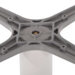 ΒΑΣΗ ΤΡΑΠΕΖΙΟΥ ΑΛΟΥΜΙΝΙΟΥ ΛΕΥΚΟ ΜΑΤ HM475.02 ΣΤΑΥΡΟΣ 46Χ46εκ 46Χ46Χ72Υεκ. - Image 4