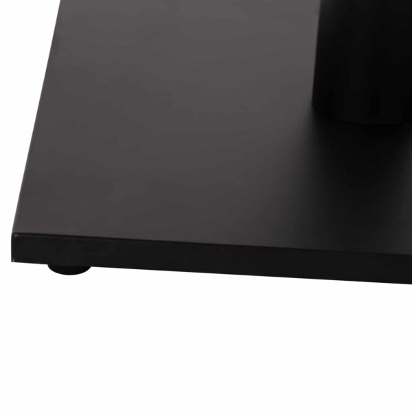 ΒΑΣΗ ΤΡΑΠΕΖΙΟΥ ΑΛΟΥΜΙΝΙΟΥ ΜΑΥΡΟ ΜΑΤ HM475.01 ΣΤΑΥΡΟΣ 46Χ46εκ 46Χ46Χ72Υεκ. - Image 5