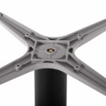 ΒΑΣΗ ΤΡΑΠΕΖΙΟΥ ΑΛΟΥΜΙΝΙΟΥ ΜΑΥΡΟ ΜΑΤ HM475.01 ΣΤΑΥΡΟΣ 46Χ46εκ 46Χ46Χ72Υεκ. - Image 6