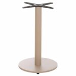 ΒΑΣΗ ΤΡΑΠΕΖΙΟΥ ΑΛΟΥΜΙΝΙΟΥ ΣΤΡΟΓΓΥΛΗ ΚΑΠΟΥΤΣΙΝΟ HM476.25 ΣΤΑΥΡΟΣ 48Χ48εκ Φ45Χ72Υεκ. - Image 3