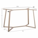 ΒΑΣΗ ΤΡΑΠΕΖΙΟΥ HM471.25 ΜΕΤΑΛΛΙΚΗ ΣΕ ΚΑΠΟΥΤΣΙΝΟ 111x60x71Υεκ. - Image 2