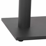 ΒΑΣΗ ΤΡΑΠΕΖΙΟΥ ΜΕΤΑΛΛΙΚΗ ΔΙΠΛΗ ΓΚΡΙ ΜΑΤ ΜΕ ΡΕΓΟΥΛΑΤΟΡΟΥΣ HM435.20 80Χ40Χ72Υεκ. - Image 5