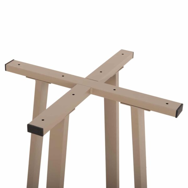 ΒΑΣΗ ΤΡΑΠΕΖΙΟΥ ΜΠΑΡ ΜΕΣΑΙΟΥ ΥΨΟΥΣ HM477.25 ΜΕΤΑΛΛΟ ΚΑΠΟΥΤΣΙΝΟ 50x50x90Υεκ. - Image 6