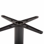 ΒΑΣΗ ΤΡΑΠΕΖΙΟΥ ΜΠΑΡ ΜΕΤΑΛΛΙΚΗ ΓΚΡΙ ΜΑΤ 46Χ46Χ108Yεκ. ΜΕ ΡΕΓΟΥΛΑΤΟΡΟΥΣ HM439.20 - Image 5