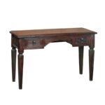 CLASSIC Κονσόλα - Γραφείο, 2 Συρτάρια - Ξύλο Sheesham Καρυδί 117x40x76cm - Image 7