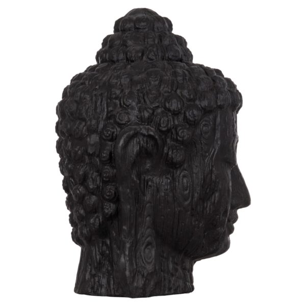 ΔΙΑΚΟΣΜΗΤΙΚΟ ΔΑΠΕΔΟΥ XXL ΚΕΦΑΛΙ ΒΟΥΔΑ HM4385.01 ΓΥΨΟΣ ΣΕ ΜΑΥΡΟ 90x90x100Υεκ. - Image 4