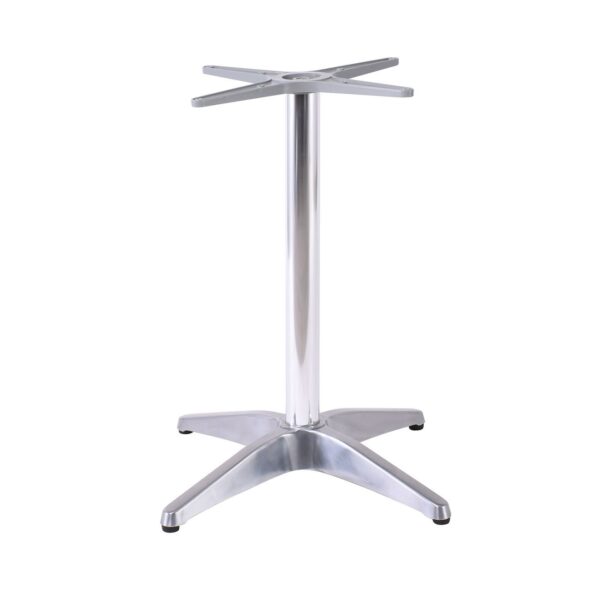 FACTORY Βάση Τραπεζιού Αλουμίνιο Απόχρωση Shiny Silver (2,35kg) 66x66cm H.69cm - Image 8