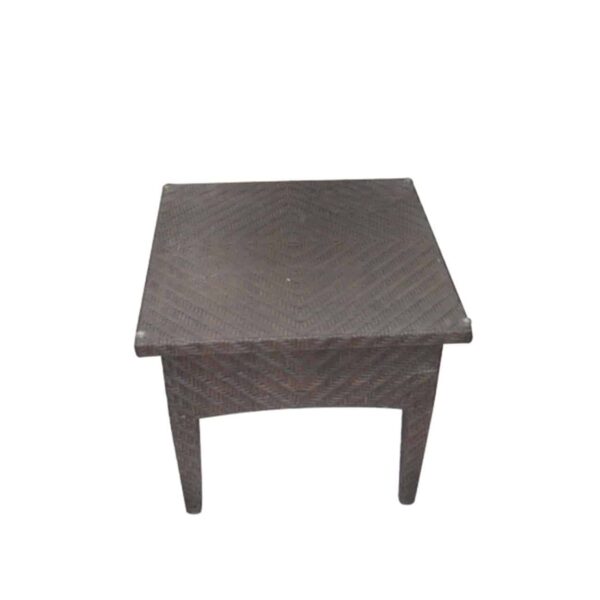 FLORIDA Βοηθ.Τραπεζάκι Wicker Καφέ 63x63x56cm - Image 8