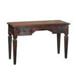 CLASSIC Κονσόλα - Γραφείο, 2 Συρτάρια - Ξύλο Sheesham Καρυδί 117x40x76cm - Image 8