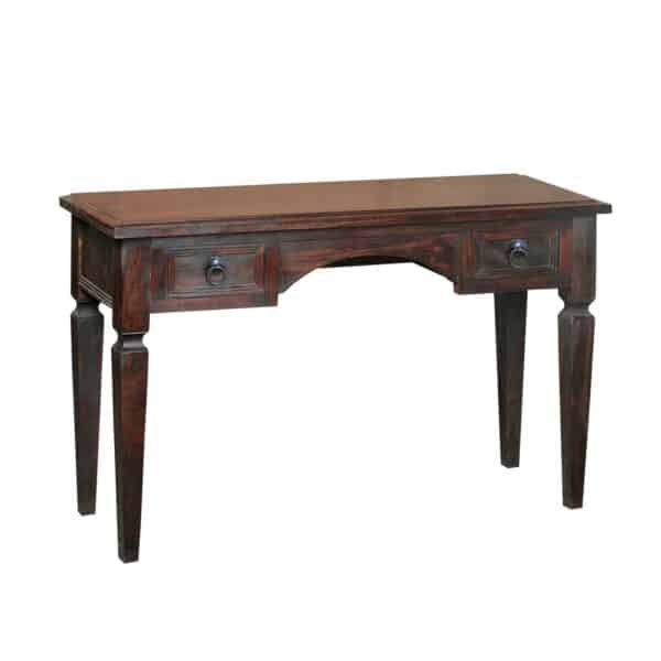 CLASSIC Κονσόλα - Γραφείο, 2 Συρτάρια - Ξύλο Sheesham Καρυδί 117x40x76cm - Image 8