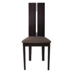 MILENO Καρέκλα Οξιά Καρυδί Burn Beech Ύφασμα Καφέ 46x47x103cm - Image 17