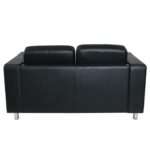 ALAMO Καναπές Σαλονιού Καθιστικού 2Θέσιος - PU Μαύρο 145x85x82cm - Image 17