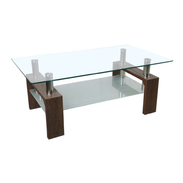 CAMERON Τραπεζάκι Σαλονιού Καθιστικού, Απόχρωση Καρυδί 110x60x45cm - Image 6