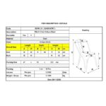 RELIX Καρέκλα-Pro, Στοιβαζόμενη, Μέταλλο Βαφή Antique Black 45x51x85cm - Image 12