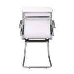 BF4800V Πολυθρόνα Γραφείου Επισκέπτη, Μέταλλο Χρώμιο, PU  Άσπρο 55x63x92cm - Image 19