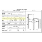 DAFNE Πολυθρόνα Τραπεζαρίας Κήπου Στοιβαζόμενη, PP Rattan Look UV Protection, Tortora 54x55x85cm - Image 12