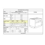 CHESTERFIELD Birmingham Πολυθρόνα Σαλονιού Καθιστικού,Δέρμα Απόχρωση Καφέ 103x92x72cm - Image 9