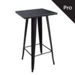 RELIX Τραπέζι Bar-Pro, Μέταλλο Βαφή Μαύρο 60x60x101cm - Image 8