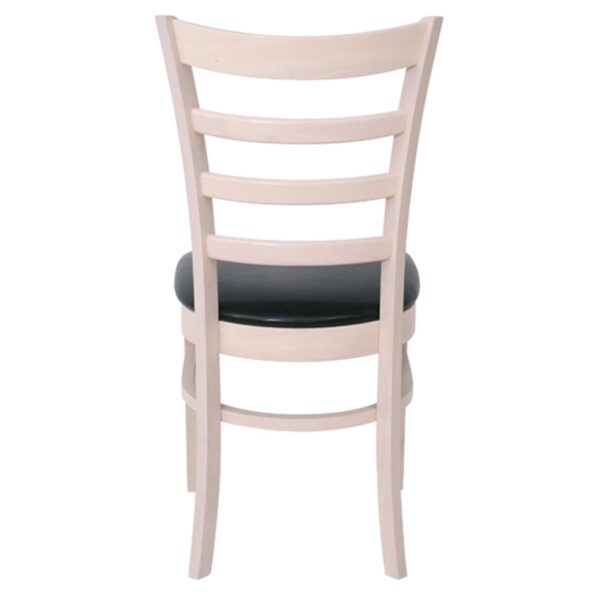 NATURALE Καρέκλα White Wash, Pu Μαύρο 42x50x91cm - Image 17