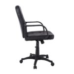 BF1300 Πολυθρόνα Γραφείου PU Μαύρο 57x64x90/100cm - Image 13