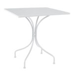 PARK Τραπέζι Μέταλλο Βαφή Άσπρο 70x70x71cm - Image 8