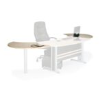 EXECUTIVE Eπιφάνεια Eπέκτασης Απόχρωση Dark Grey - Beech 120x80cm - Image 7