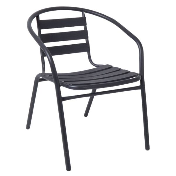 FUNKY Πολυθρόνα Μέταλλο - Αλουμίνιο Βαφή Ανθρακί 54x60x73cm - Image 9