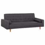 ΚΑΝΑΠΕΣ ΚΡΕΒΑΤΙ SALVADOR HM3150.01 ΓΚΡΙ ΜΕ 2 ΠΛΑΙΝΑ ΜΑΞΙΛΑΡΙΑ 222x97x80Y εκ.