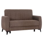 ΚΑΝΑΠΕΣ ΚΡΕΒΑΤΙ ΜΕ ΑΠΟΘ.ΧΩΡΟ ΔΙΘΕΣΙΟΣ NIKKO HM3293.02 ΚΑΦΕ ΥΦΑΣΜΑ 144x75x84Υεκ.