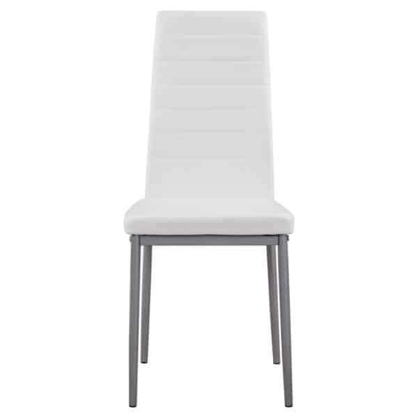 ΚΑΡΕΚΛΑ ΜΕΤΑΛΛΙΚΗ LADY HM0037.11 ΛΕΥΚΟ PU ΜΕΤΑΛΛΙΚΟ ΣΚΕΛΕΤΟ K/D 40x48x95Y εκ. - Image 3