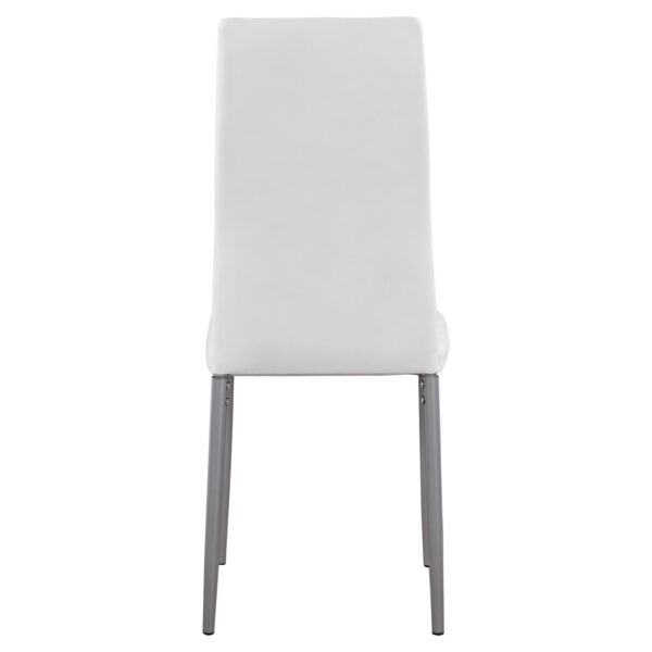 ΚΑΡΕΚΛΑ ΜΕΤΑΛΛΙΚΗ LADY HM0037.11 ΛΕΥΚΟ PU ΜΕΤΑΛΛΙΚΟ ΣΚΕΛΕΤΟ K/D 40x48x95Y εκ. - Image 6