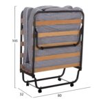 ΚΡΕΒΑΤΙ-ΡΑΝΤΖΟ ΙΤΑΛΙΑΣ NOBLE HM393.01 ΜΕΤΑΛΛΙΚΟ ΜΕ ΡΟΔΕΣ & ΣΤΡΩΜΑ 9εκ ΜΠΛΕ-ΛΕΥΚΟ 80x182x37.5Υεκ. - Image 3