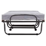 ΚΡΕΒΑΤΙ-ΡΑΝΤΖΟ ΙΤΑΛΙΑΣ NOBLE HM393.01 ΜΕΤΑΛΛΙΚΟ ΜΕ ΡΟΔΕΣ & ΣΤΡΩΜΑ 9εκ ΜΠΛΕ-ΛΕΥΚΟ 80x182x37.5Υεκ. - Image 5