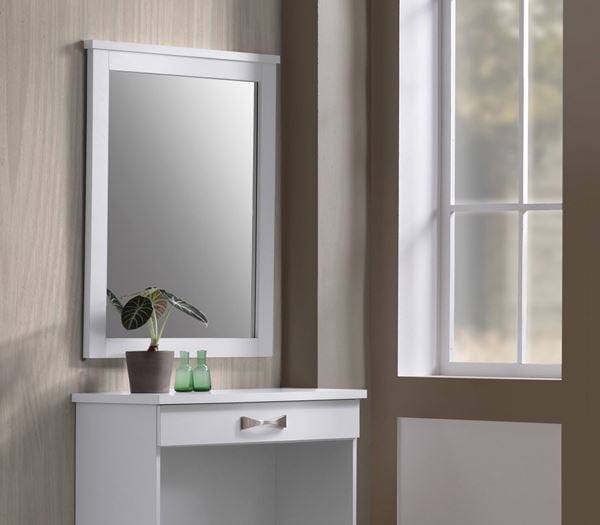 life-kathreptis-72x93-aspros-enlarge LIFE Καθρέπτης Απόχρωση Άσπρο 72x4,4x93cm - Image 1