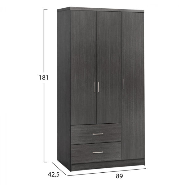 ΝΤΟΥΛΑΠΑ 3ΦΥΛΛΗ ME 2 ΣΥΡΤΑΡΙΑ CAESAR HM340.01 ZEBRANO 89Χ42,5Χ181Υεκ. - Image 2