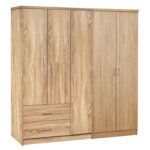 ΝΤΟΥΛΑΠΑ 5ΦΥΛΛΗ CAESAR HM21234.02 ΜΕΛΑΜΙΝΗ ΧΡΩΜΑ SONAMA 150x42.5x181Υεκ