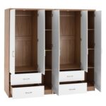 ΝΤΟΥΛΑΠΑ 6ΦΥΛΛΗ CAESAR HM21236.02 ΜΕΛΑΜΙΝΗ SONAMA & ΛΕΥΚΟ 180x42,5Χ181Υεκ. - Image 3