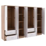ΝΤΟΥΛΑΠΑ 8ΦΥΛΛΗ BRIANA HM21237.02 ΜΕΛΑΜΙΝΗ SONAMA & ΛΕΥΚΟ 241x42,5Χ180,5Υεκ. - Image 3