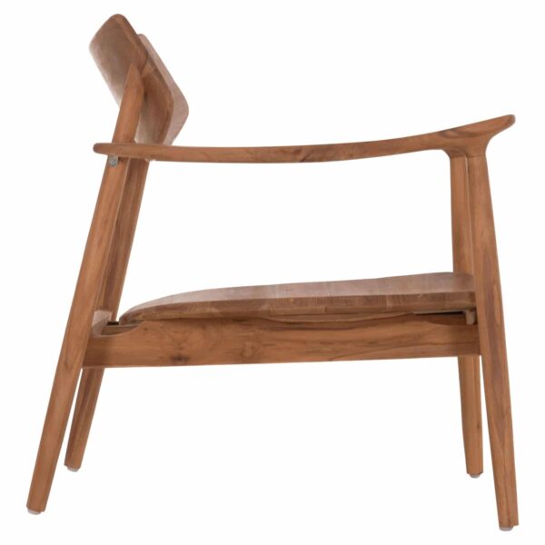 ΠΟΛΥΘΡΟΝΑ LOUNGE RANGER HM18255.01 ΞΥΛΟ TEAK ΣΕ ΦΥΣΙΚΟ 70x73x73Υεκ. - Image 4