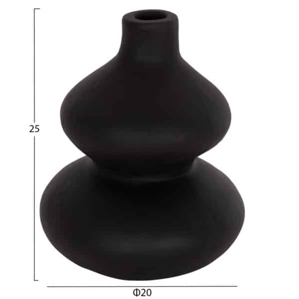 ΣΕΤ 2 ΕΠΙΤΡΑΠΕΖΙΑ ΔΙΑΚΟΣΜΗΤΙΚΑ ΒΑΖΑ CHELIN ΗΜ21144 ΤΕΡΑΚΟΤΑ ΣΕ ΜΑΥΡΟ & ΜΩΒ - Image 2