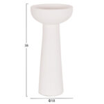 ΣΕΤ 3 ΕΠΙΤΡΑΠΕΖΙΑ ΔΙΑΚΟΣΜΗΤΙΚΑ ΒΑΖΑ LEKKAN ΗΜ21142.01 ΤΕΡΑΚΟΤΑ ΣΕ ΛΕΥΚΟ & ΜΑΥΡΟ - Image 2