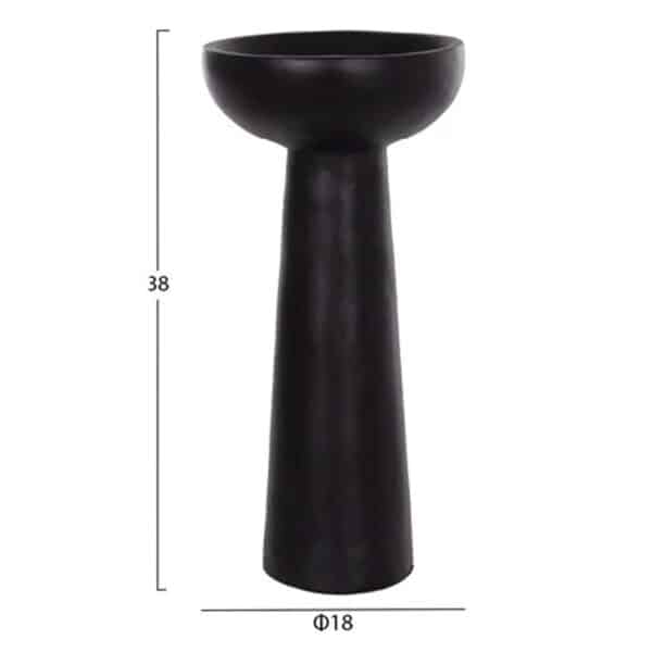 ΣΕΤ 3 ΕΠΙΤΡΑΠΕΖΙΑ ΔΙΑΚΟΣΜΗΤΙΚΑ ΒΑΖΑ LEKKAN ΗΜ21142.02 ΤΕΡΑΚΟΤΑ ΣΕ ΛΕΥΚΟ & ΜΑΥΡΟ - Image 2