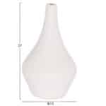 ΣΕΤ 3 ΕΠΙΤΡΑΠΕΖΙΑ ΔΙΑΚΟΣΜΗΤΙΚΑ ΒΑΖΑ DENI ΗΜ21141 FIBER CEMENT ΣΕ ΛΕΥΚΟ - Image 3